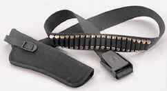 Uncle Mikes Cartridge Belt Handgun Nylon Web Black 88031